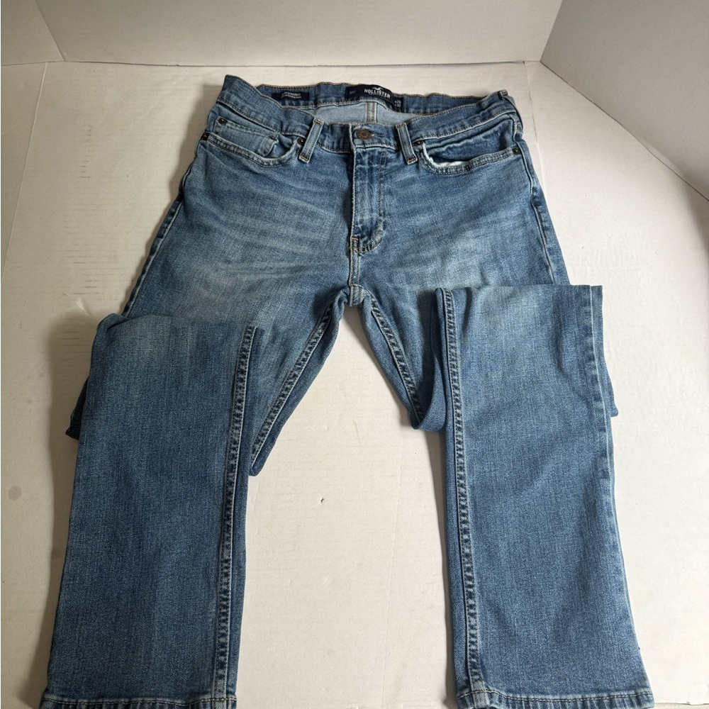 Hollister Blue Straight Jeans Classic Denim